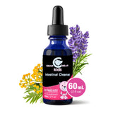 Cedar Bear etiqueta con lista de ingredientes naturales clara