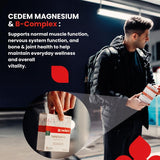 CEDEM sobre en mano disolviéndose sin agua para toma cómoda y portátil
