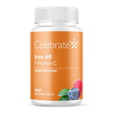 Celebrate Vitamins empaque frontal mostrando 30 tabletas y beneficios