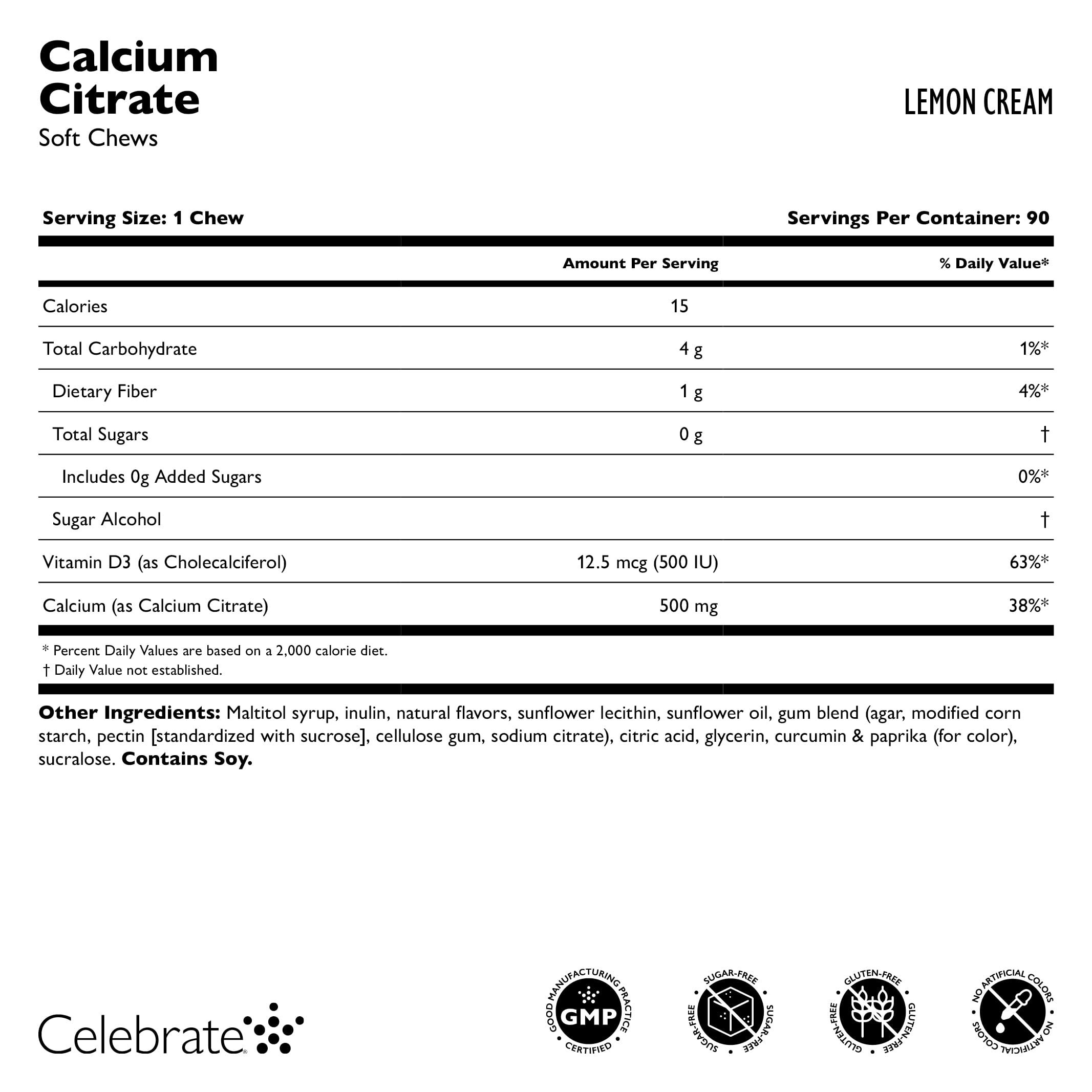 Celebrate Vitamins masticable en mano para tomar en cualquier momento