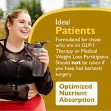 Celebrate Bariatric Supplements cápsula junto a regla para comparar tamaño y facilitar decisión de compra