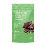 Celebrate Vitamins vista frontal del paquete, muestra 90 chews y beneficios
