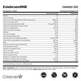 Celebrate Bariatric Supplements botella abierta con tabletas listas para consumir