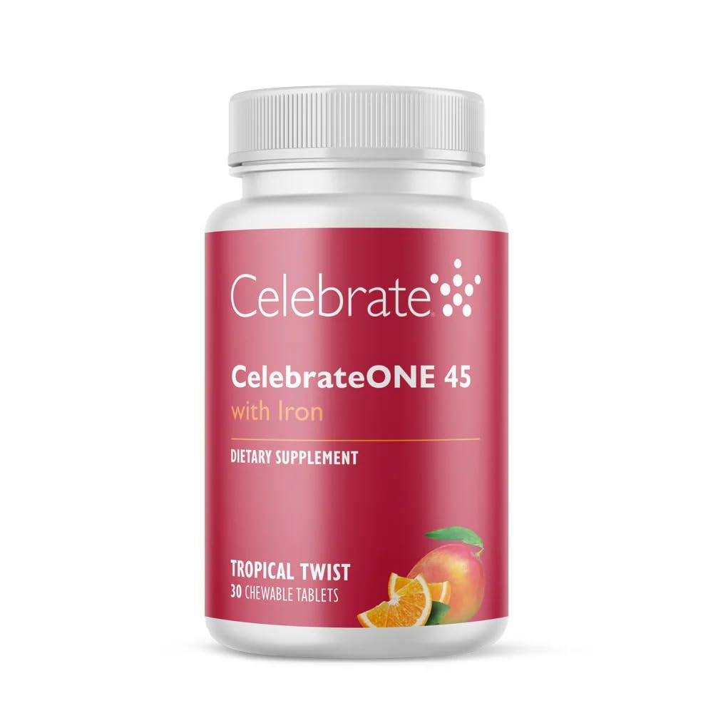 Celebrate Bariatric Supplements envase CelebrateONE 45 al frente, fácil identificación y dosificación