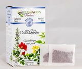 Celebration Herbals detalle de una bolsita individual lista para infusionar y fácil de usar