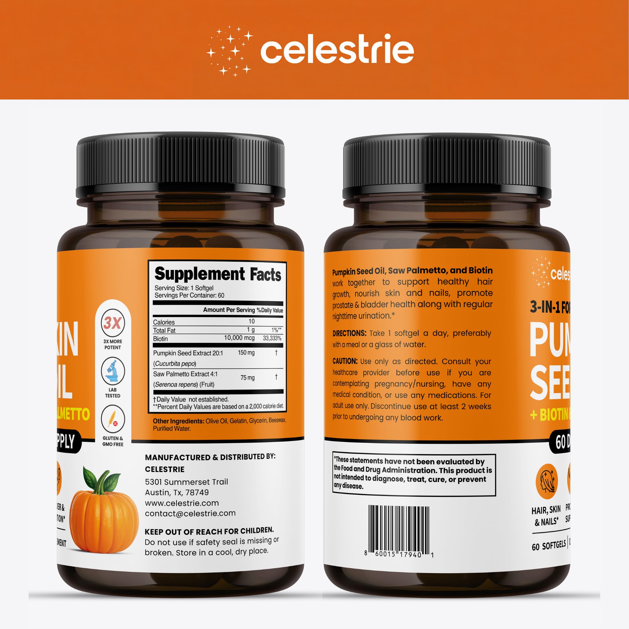 Celestrie campo de calabazas evocando ingredientes orgánicos y naturales