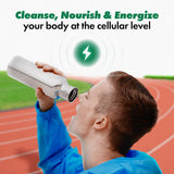Cell Power textura de gotas en gotero con brillo que facilita mezcla en bebidas