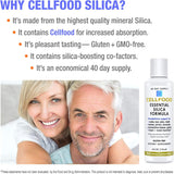 Cellfood solución líquida en primer plano destaca textura y fácil absorción