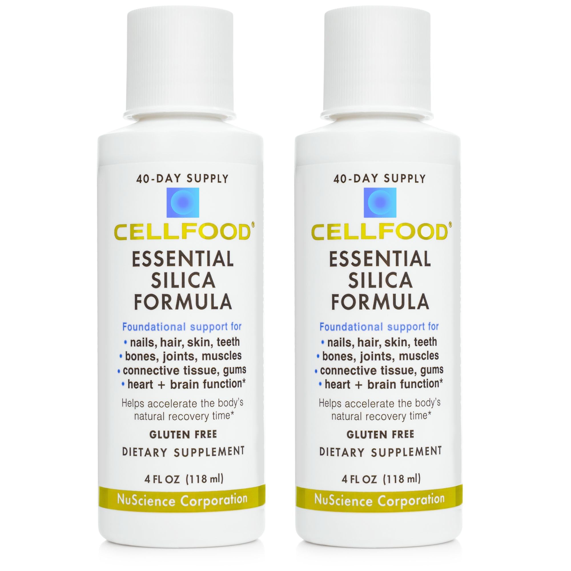 Cellfood frente del empaque mostrando etiqueta y beneficio anti-edad