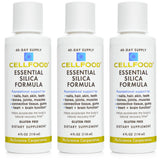 Cellfood frasco frontal del producto mostrando etiqueta y beneficios visibles
