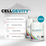 CELLGEVITY etiqueta de ingredientes en primer plano para transparencia