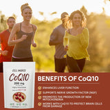 CellIngred frasco abierto con softgels visibles, demuestra contenido real