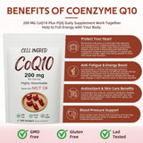 CellIngred softgel junto a mano para escala, ayuda a entender tamaño real