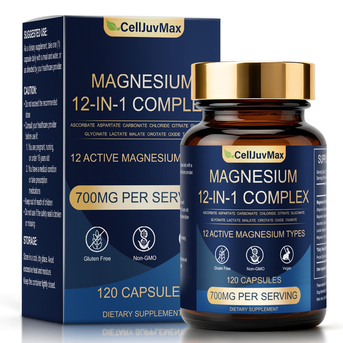 CellJuvMax frente del envase mostrando diseño y beneficio de absorción