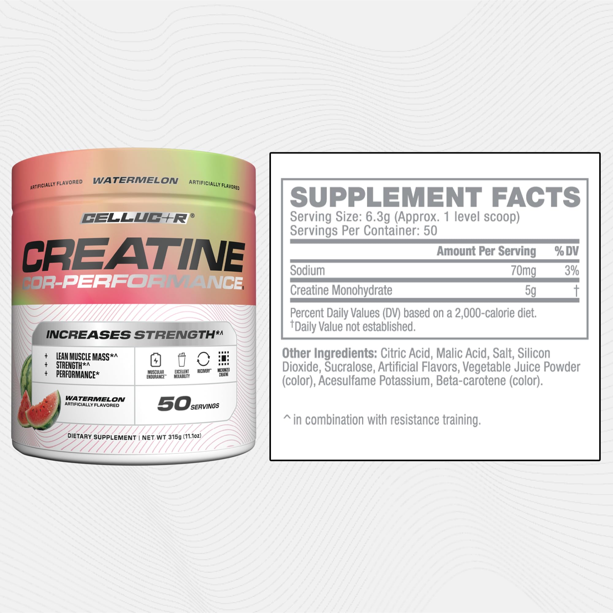 Cellucor creatina mezclada con batido proteico para recuperación