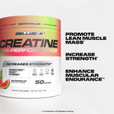 Cellucor creatina micronizada en cuchara para mezclar rápidamente