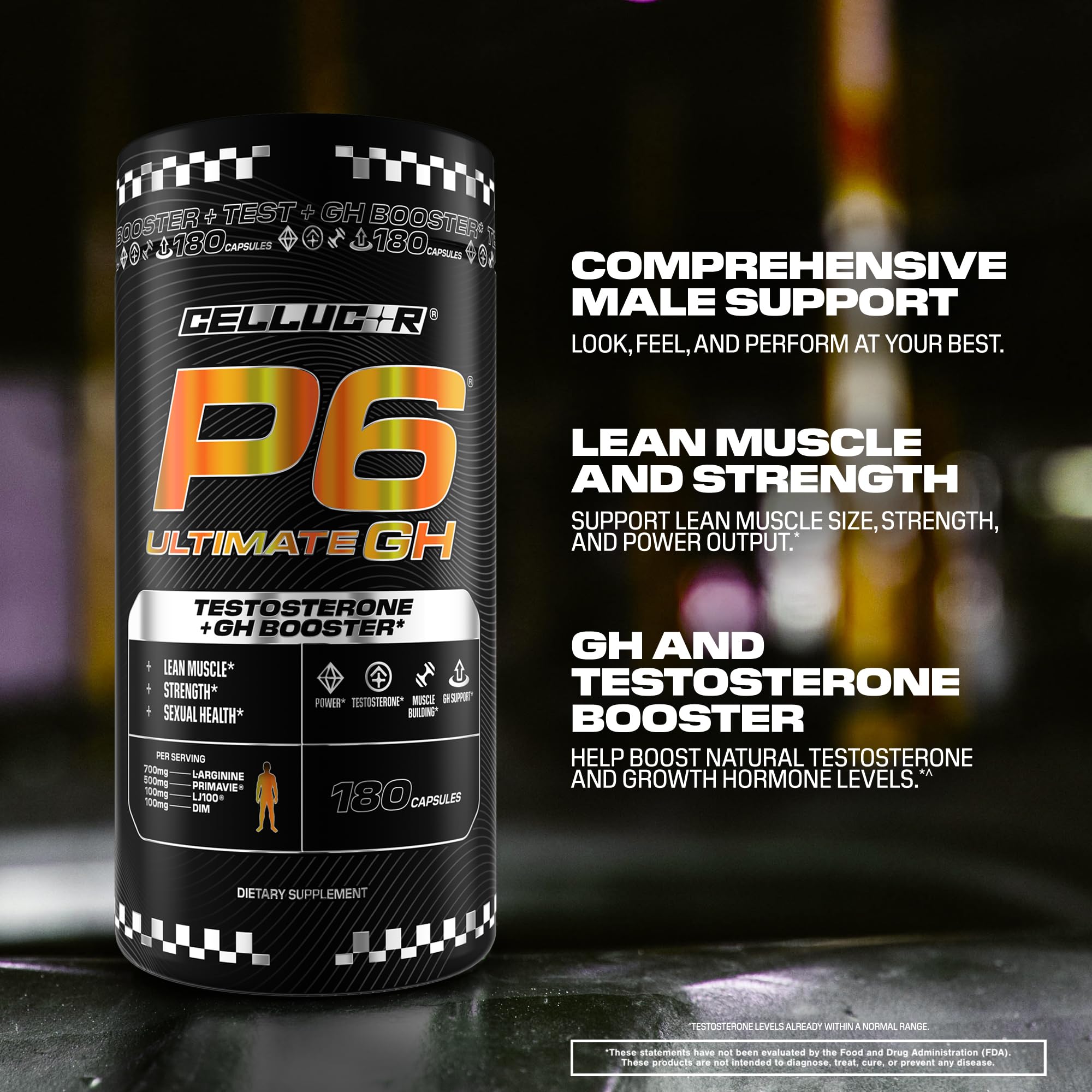 Cellucor P6 etiqueta con información del producto para verificar ingredientes
