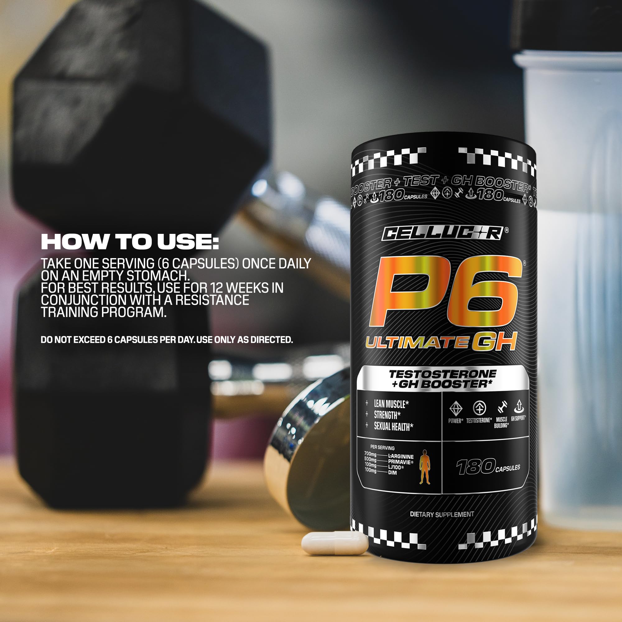 Cellucor P6 ingredientes Primavie y LJ100 enfoque en calidad y biodisponibilidad
