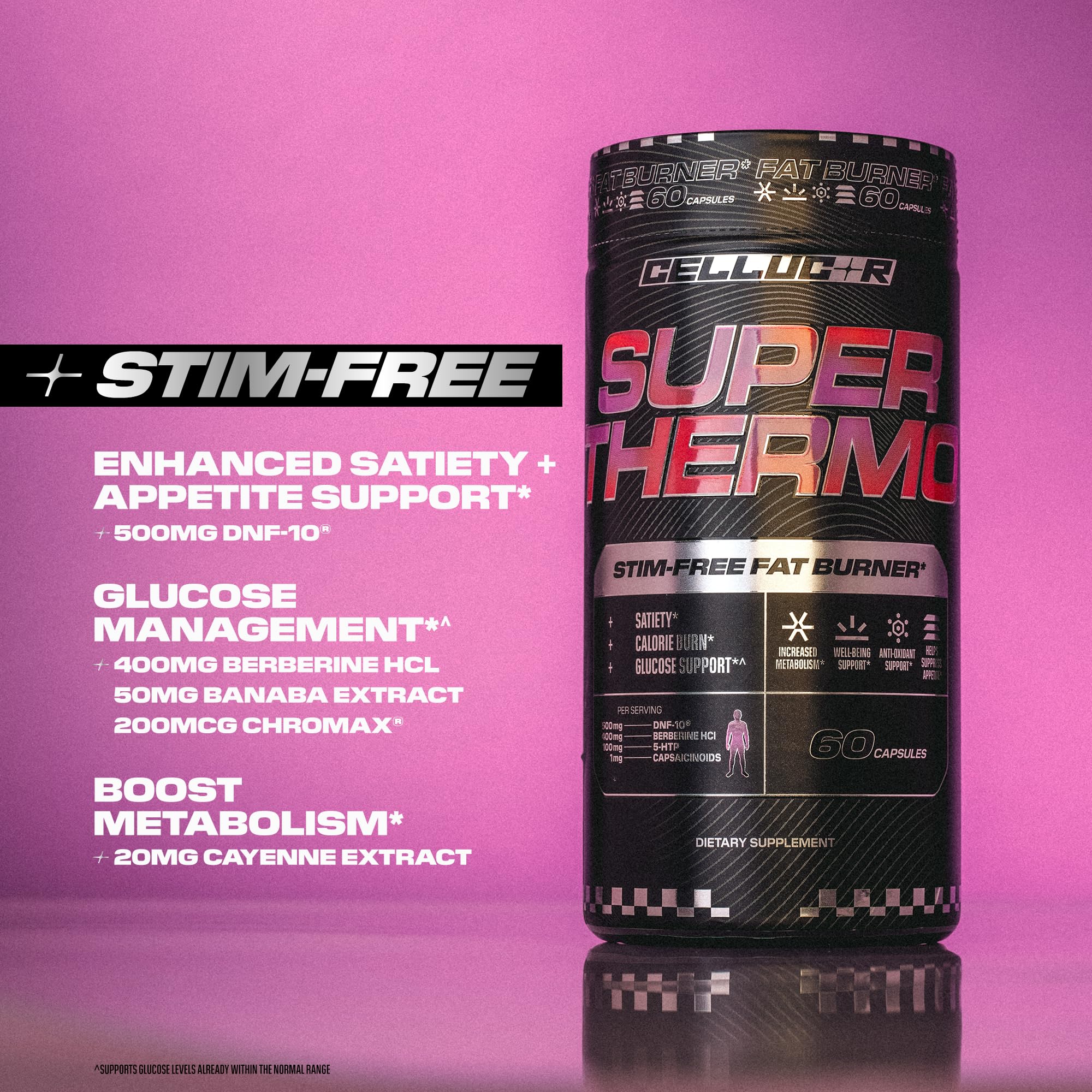 Cellucor Super Thermo usado antes del entrenamiento, apoyo sin estimulantes