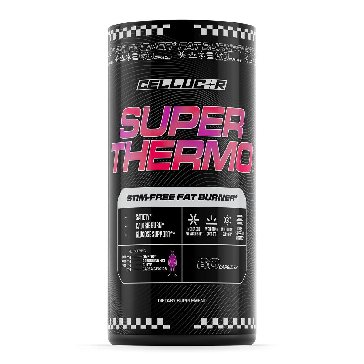 Cellucor Super Thermo frente del envase mostrando la marca y beneficios