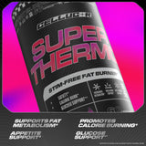 Cellucor Super Thermo cápsula en mano para apreciar tamaño y facilidad