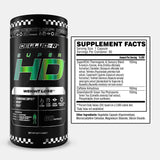 Cellucor SuperHD ingredientes clave Capsimax y té verde para termogénesis
