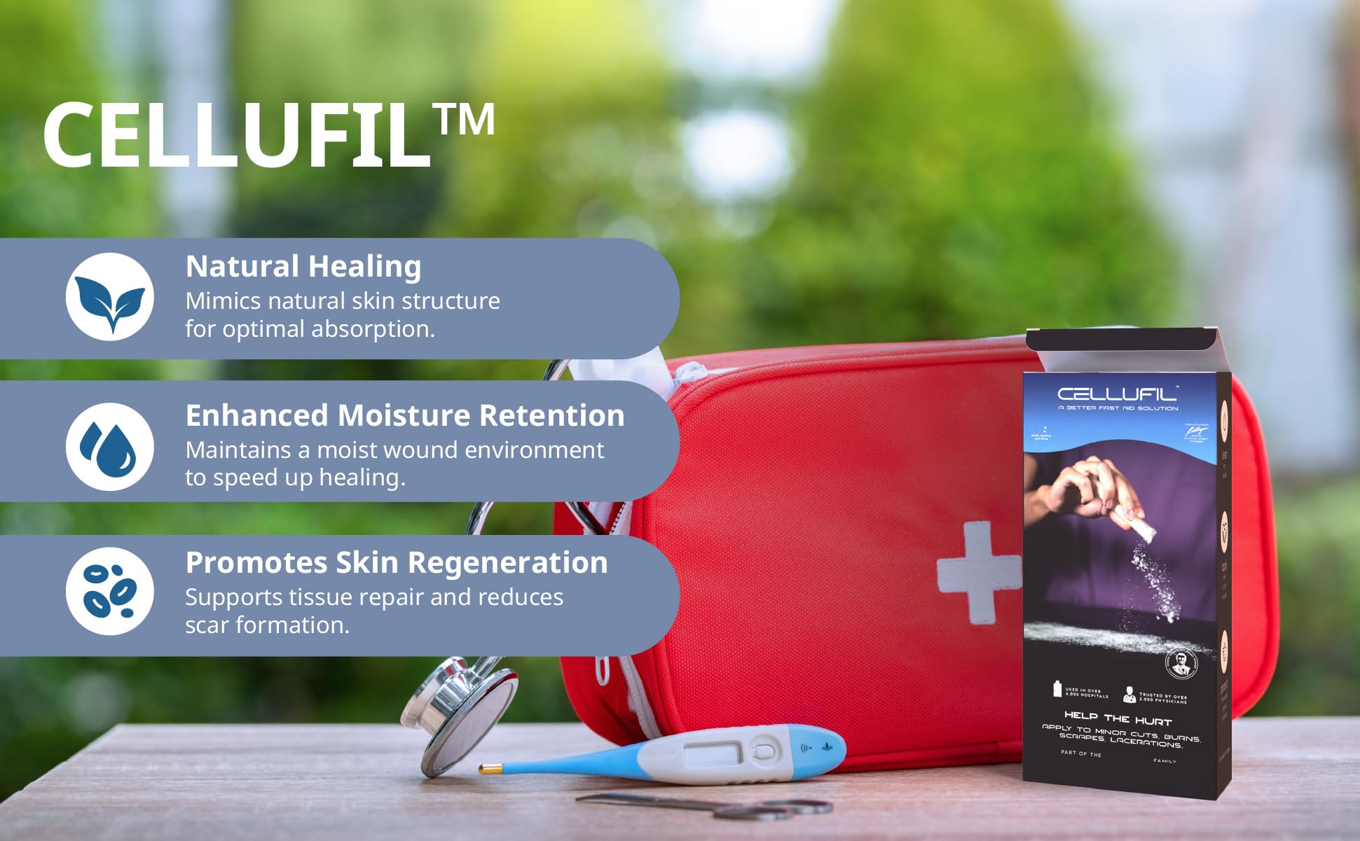 Celluheal Cellufil etiqueta con instrucciones claras y uso correcto