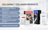 Celluheal Cellufil aplicado y cubierto con apósito para protección continua