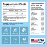 Centenarius Nutrition polvo de colágeno textura fina, fácil disolución y mezcla rápida