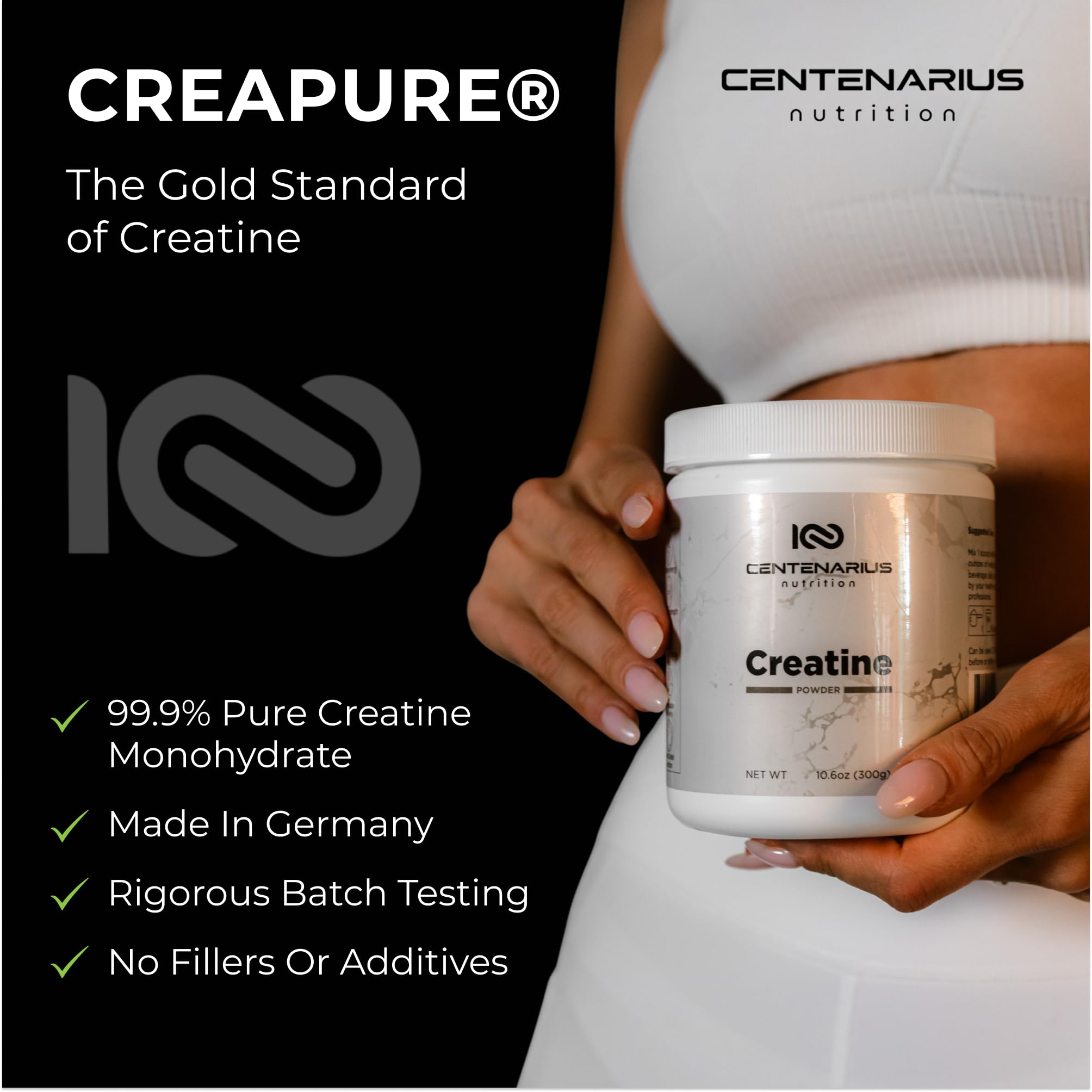 Centenarius Nutrition batido postentreno con creatina para recuperación práctica