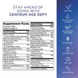 Centrum Age Defy embalaje sostenible enfatizando conservación y presentación