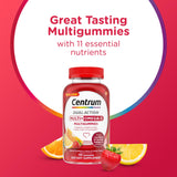 Centrum detalle de gomita con textura masticable y sabor apetecible