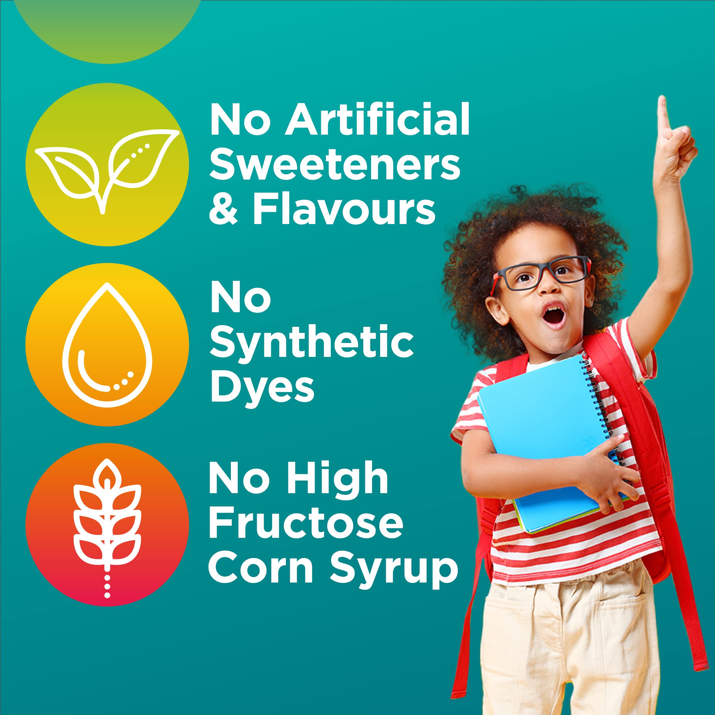Centrum etiqueta de ingredientes visible para transparencia y confianza
