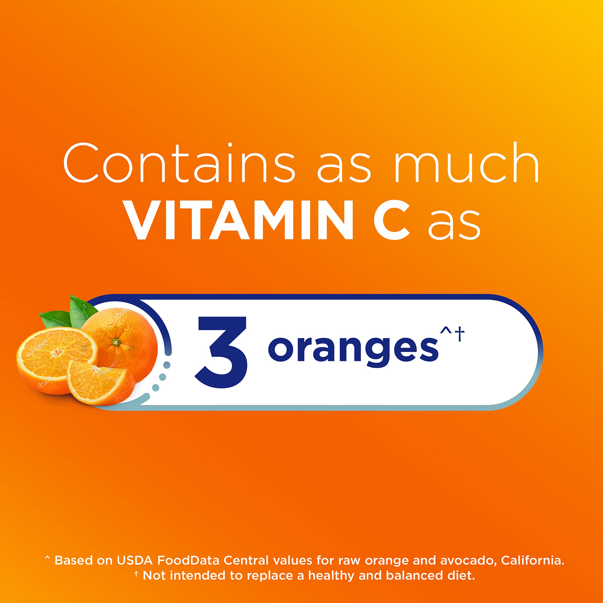 Centrum Minis etiqueta nutricional destacando vitaminas C y zinc altos