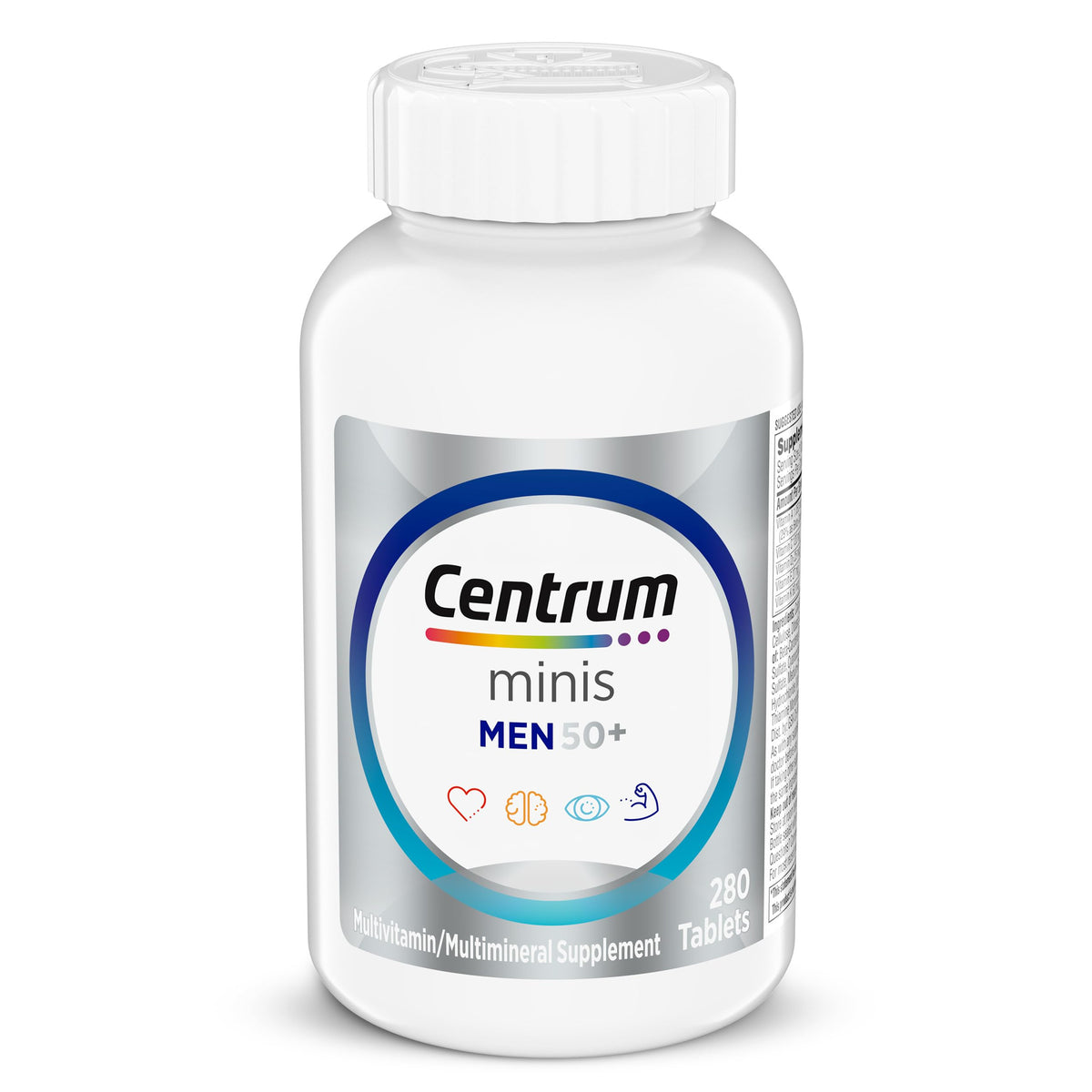 Centrum envase frontal mostrando etiqueta y beneficio de memoria