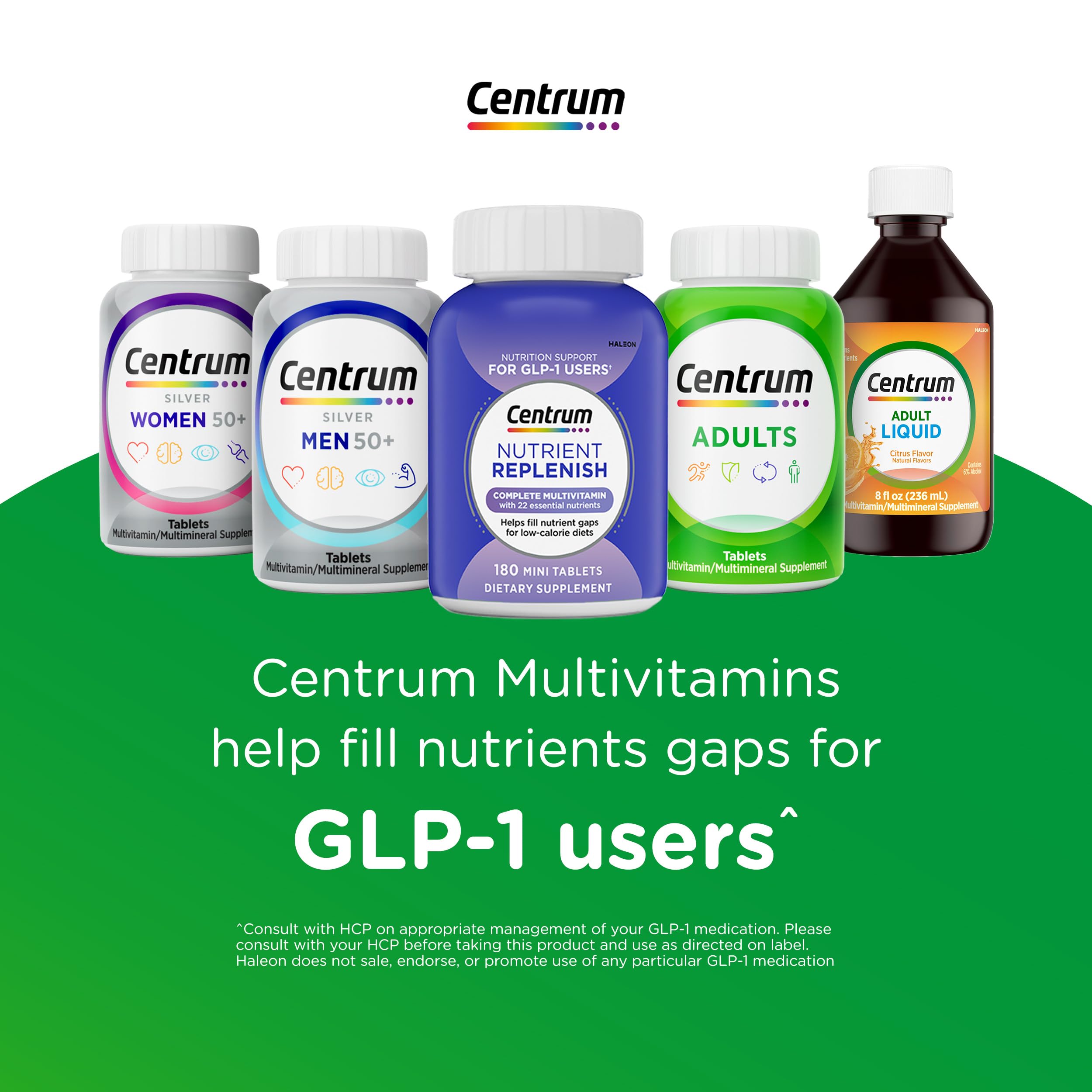 Centrum acercamiento a información nutricional para revisión rápida