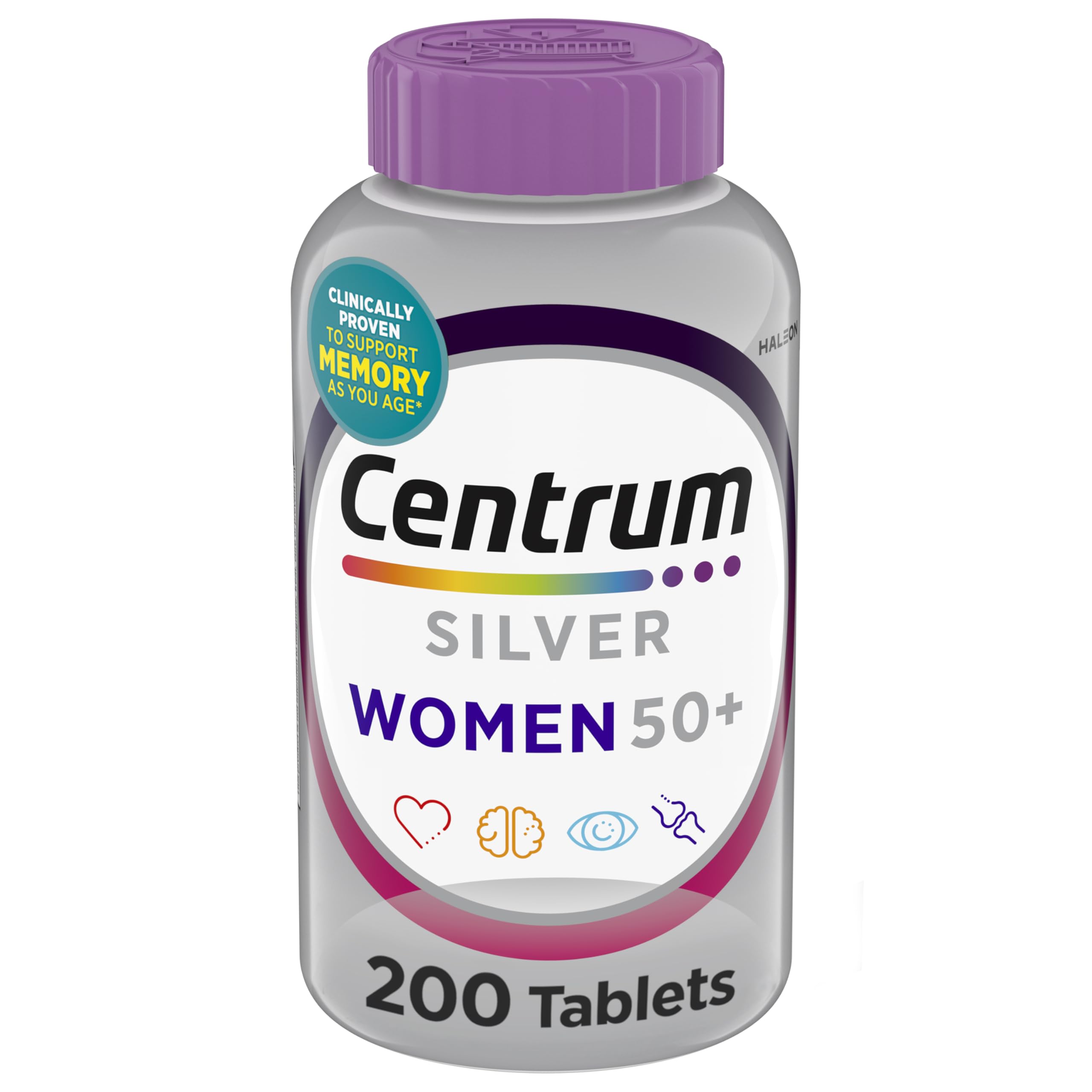 Centrum frasco frontal mostrando etiqueta y beneficio multivitamínico