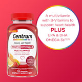 Centrum gomita en mano mostrando tamaño práctico y fácil ingestión