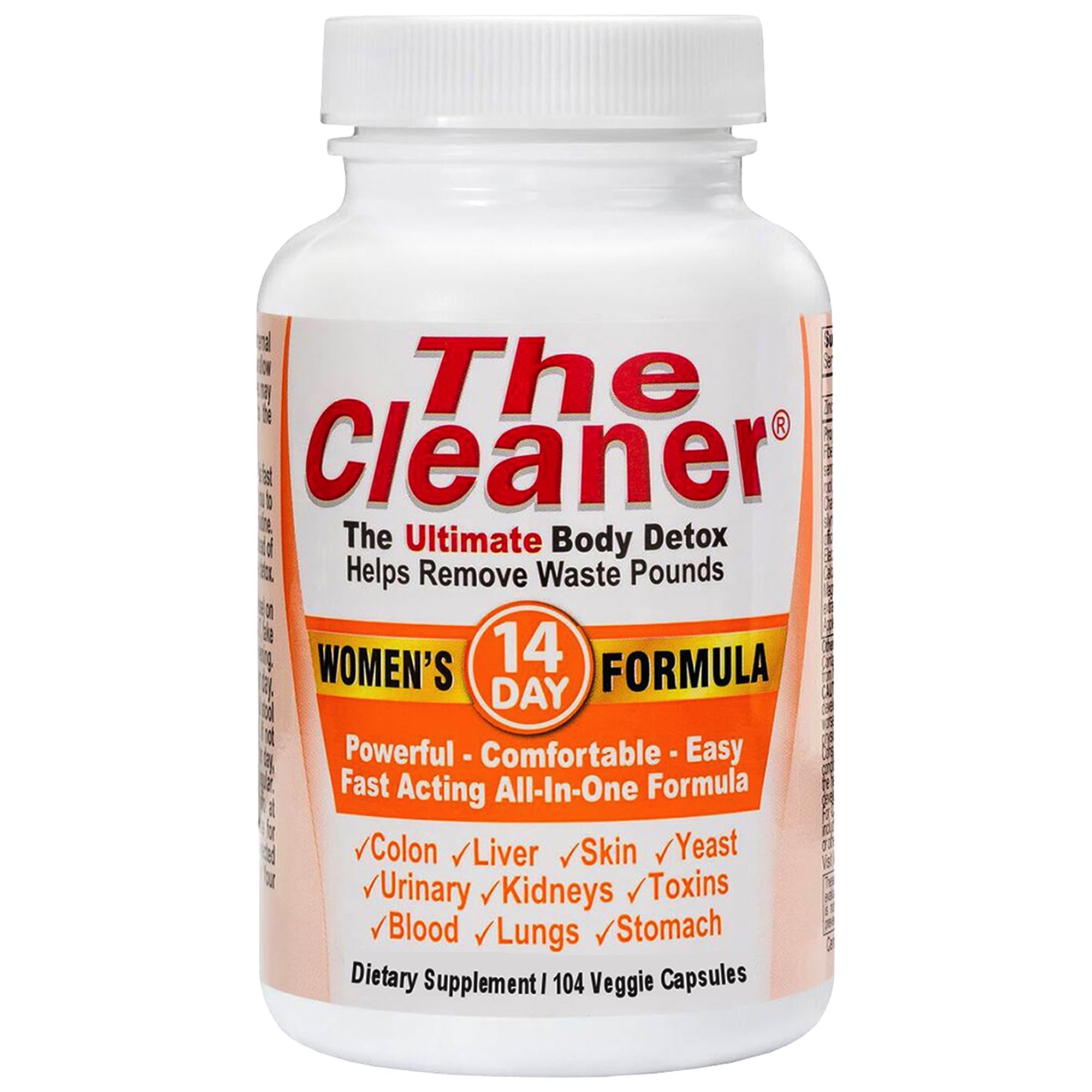 Century Systems The Cleaner frente del empaque mostrando botella y beneficios