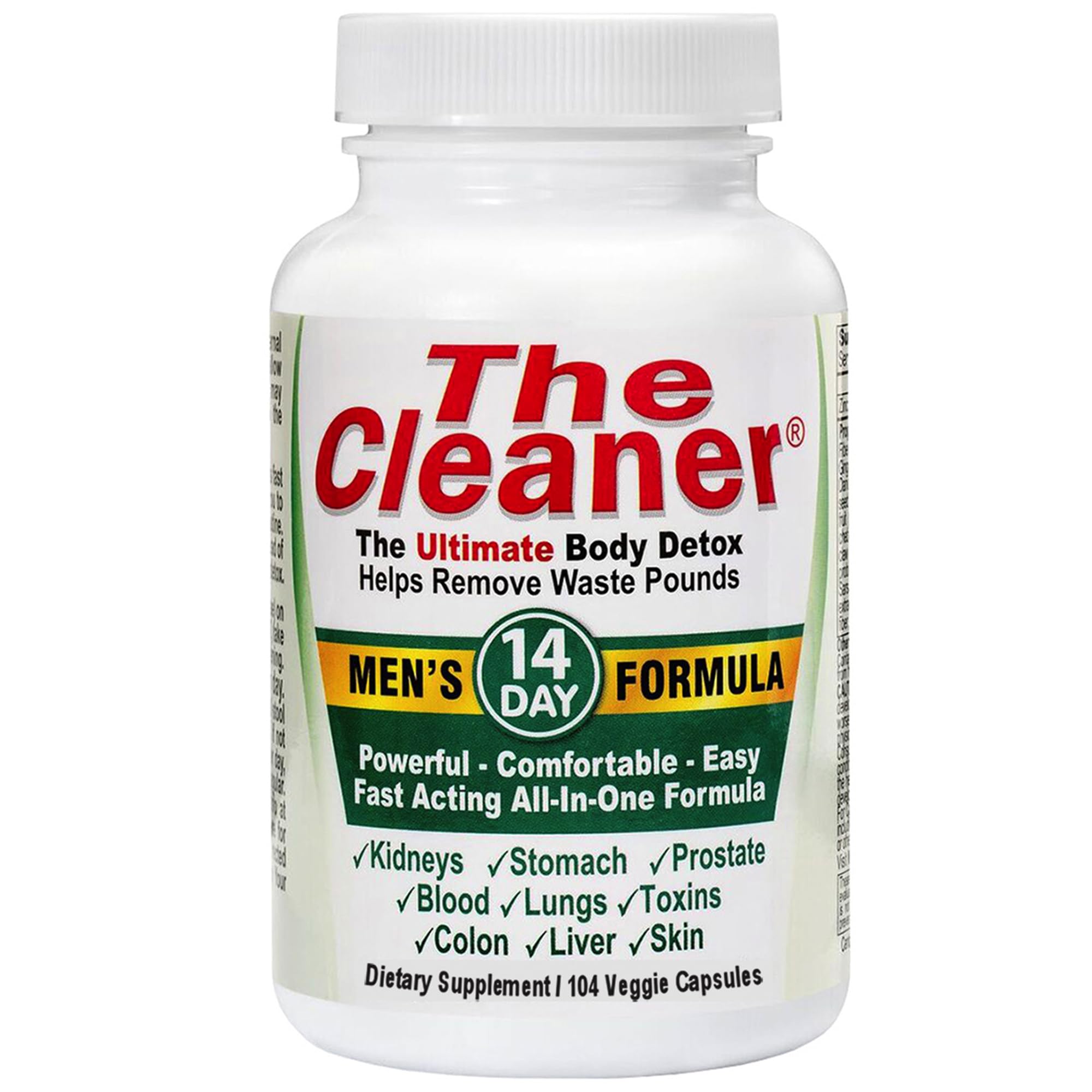 Century Systems The Cleaner vista frontal, envase claro y profesional