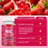 CFILIHTC etiqueta de ingredientes con NAC, glutatión y CoQ10 visible para transparencia informativa