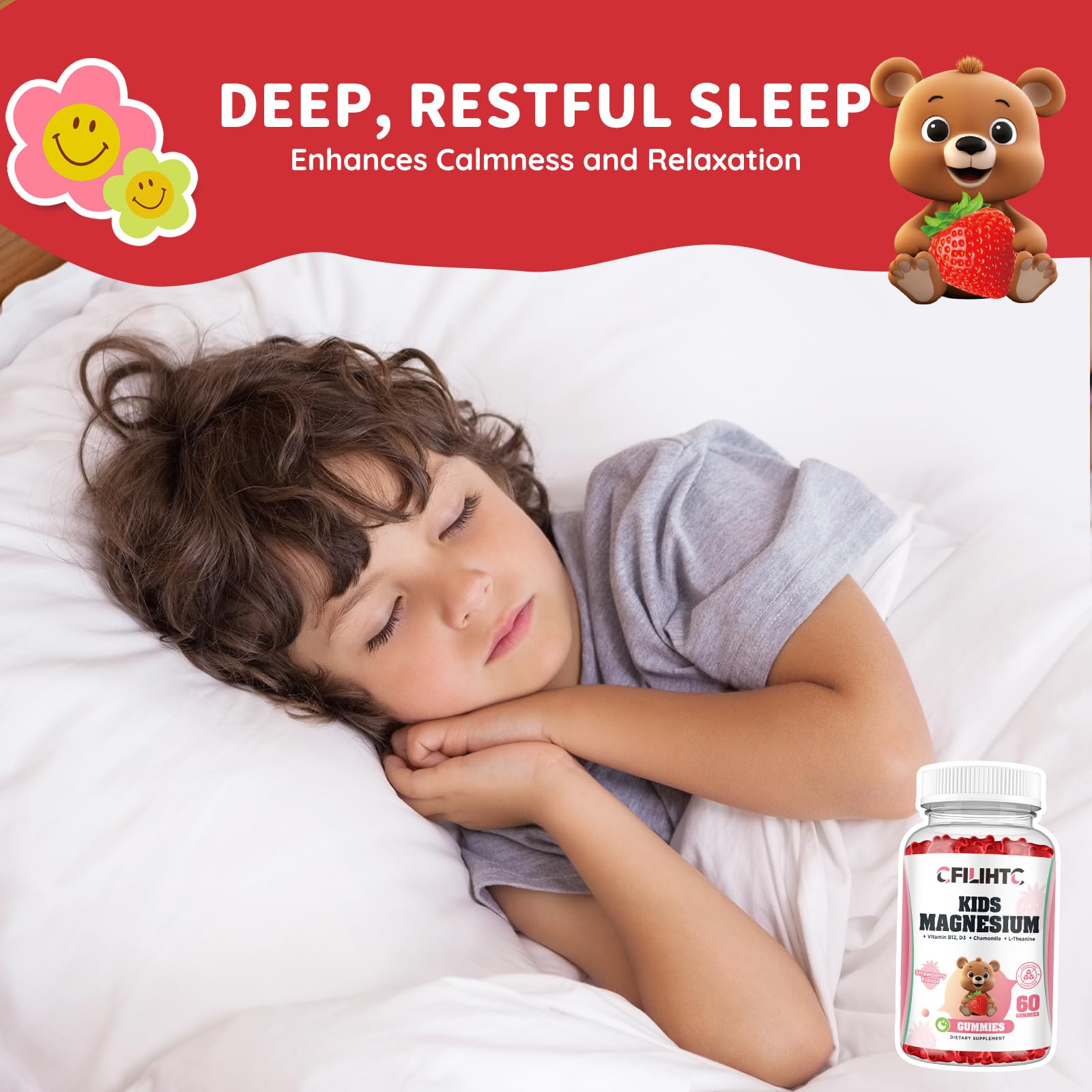 CFILIHTC gominolas sobre mantel infantil promoviendo rutinas nocturnas