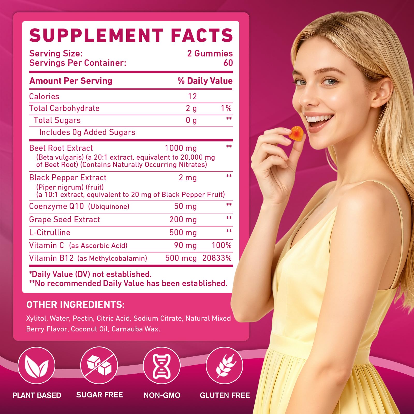 CFILIHTC etiqueta de ingredientes resaltando combinación vegetal y vitaminas