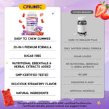 CFILIHTC ingredientes naturales dispuestos para mostrar limpieza de fórmula