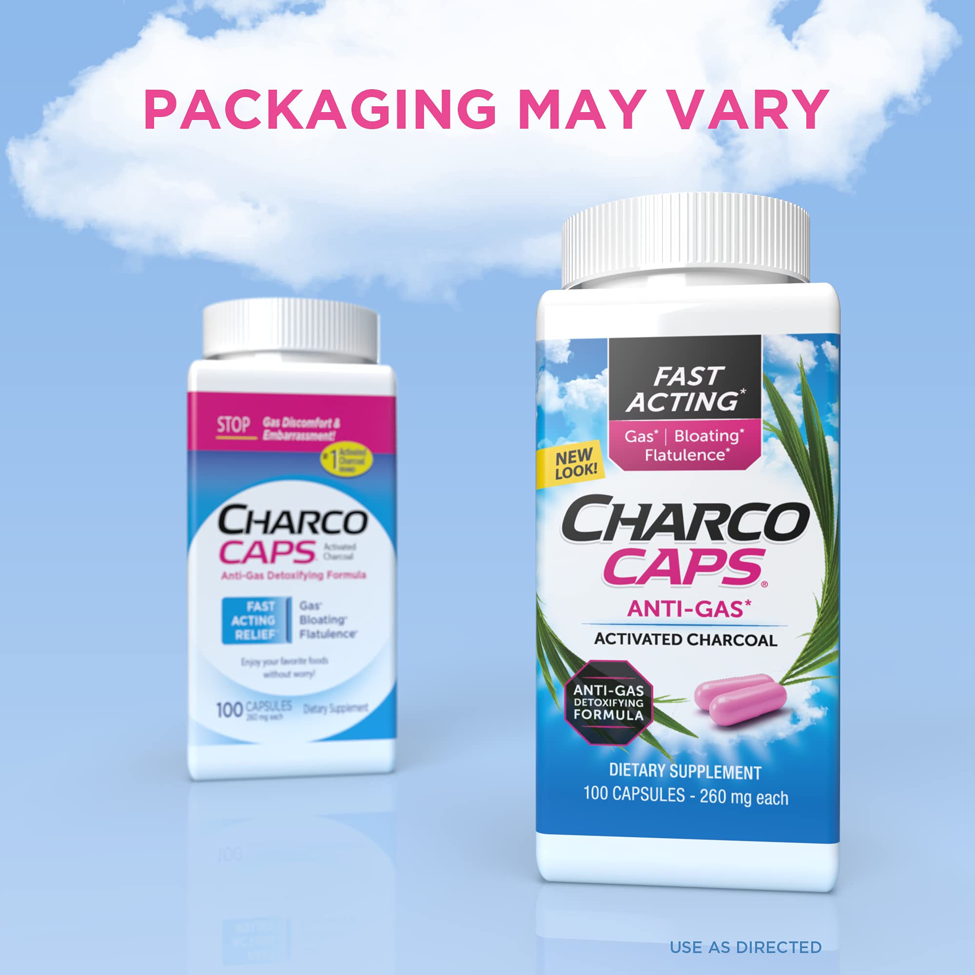 Charcocaps cápsula abierta detalle del contenido de carbón activado