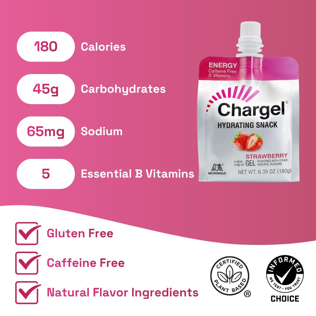 Chargel detalle del gel fresa textura y apariencia natural beneficios