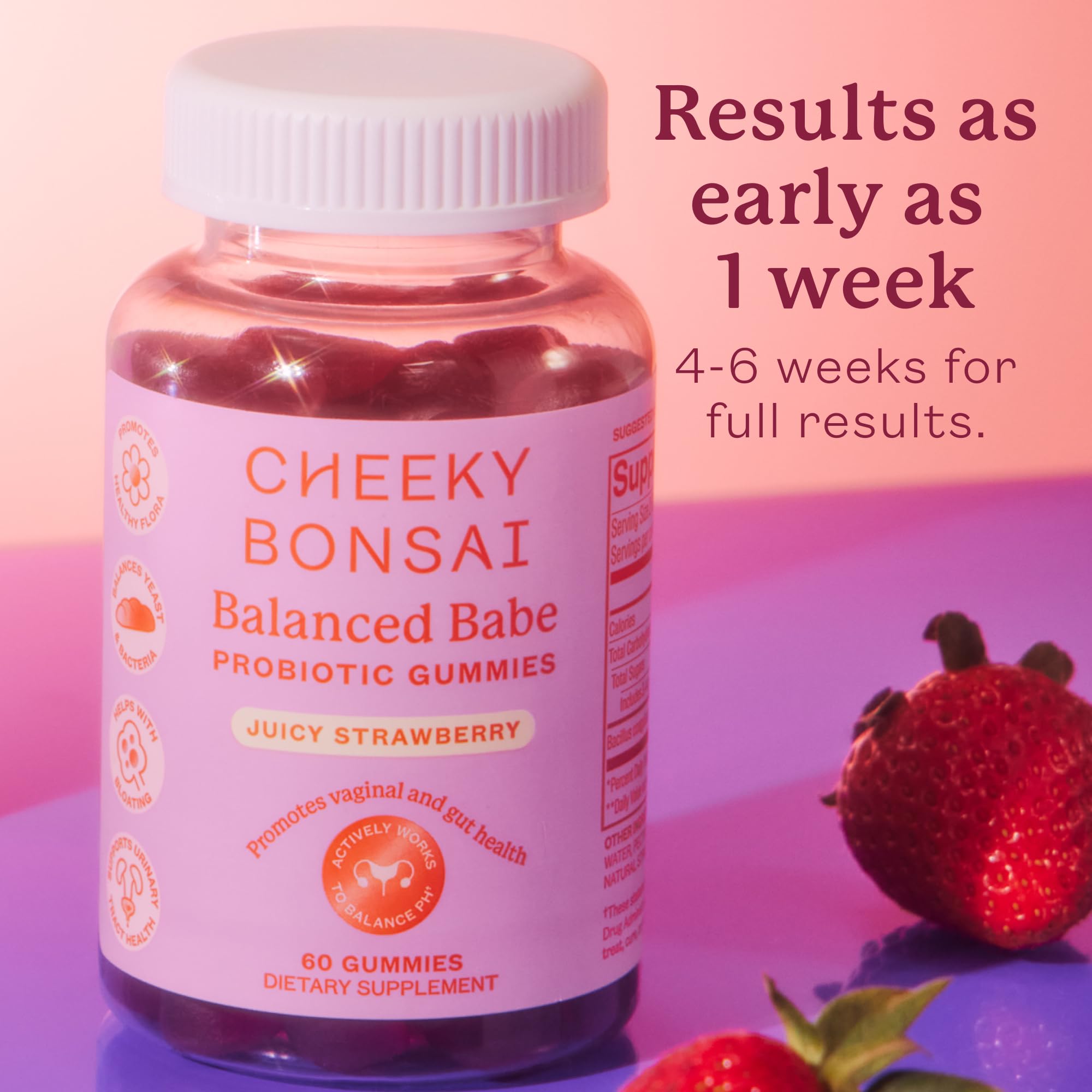 Cheeky Bonsai gominola en mano para apreciar tamaño y porción