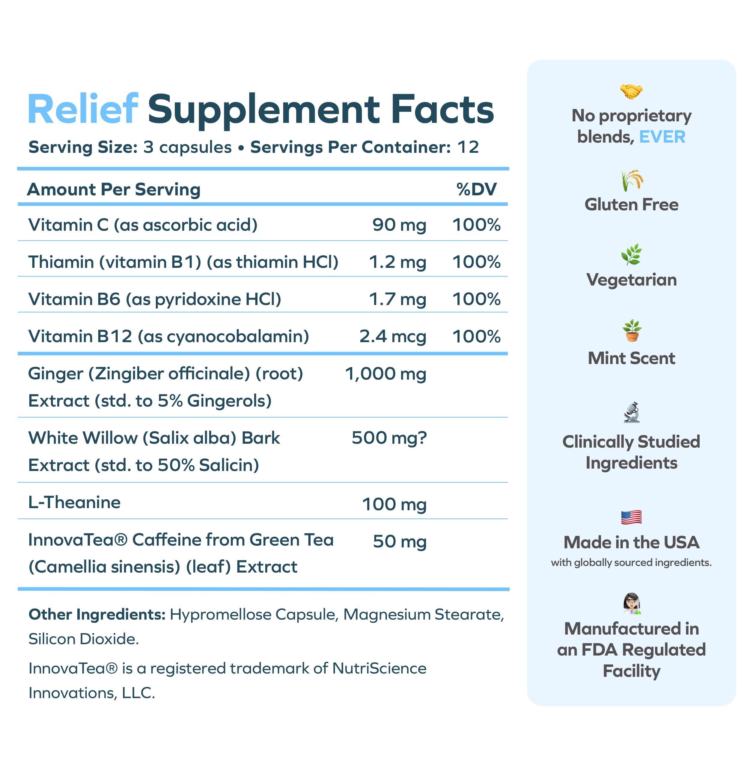 Cheers uso de Relief por la mañana para recuperar energía y claridad