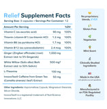 Cheers uso de Relief por la mañana para recuperar energía y claridad