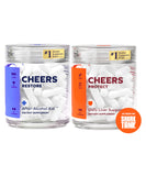 Cheers pack Restore y Protect en su envase frontal, soporte hepático visible